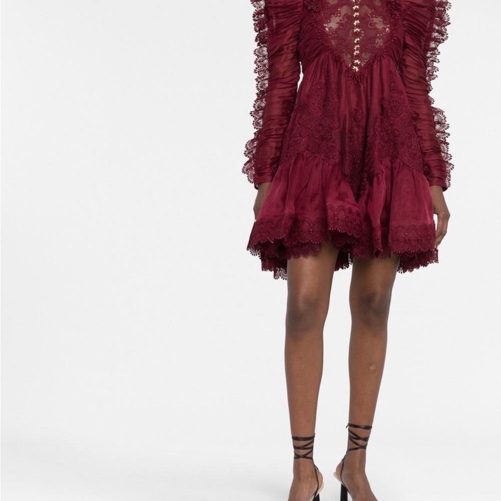 Zimmermann Ruffle Mini Dress size AU0 - Picture 3 of 12